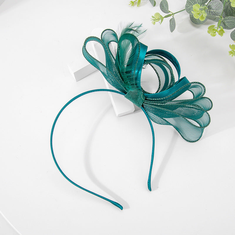 New style headband mesh decoration banquet ladies fashionable and elegant headwear accessories