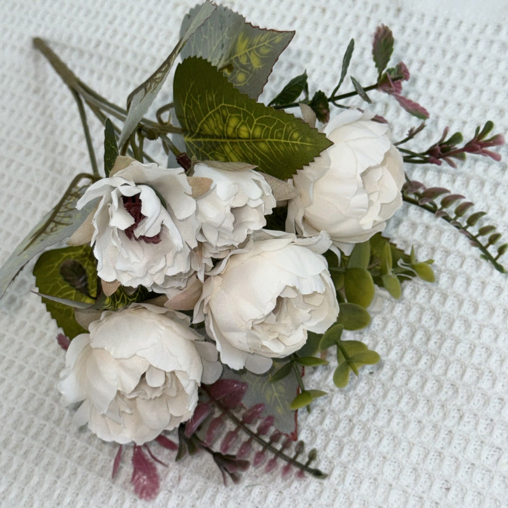 1pcs Artificial Flowers Wedding bouquet peony hand held silk flower arrangement