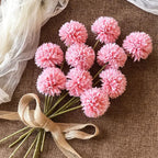5pcs Artificial Hydrangea Flowers Bouquet for Home Flower Arrangement Decoration Wedding Table Christmas Decoration Dandelion