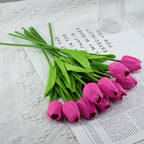 10pcs Artificial Flowers Simulation tulips artificial flowers silk flowers home