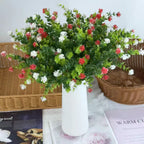 1pcs Simulation flowers plants simulation greenery Eucalyptus bouquet flowers outdoor garden arrangement rose