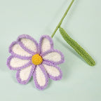 Gesang flower Handmade Crochet Flower without Vase, Flowers Bouquet, Artificial Flower, Gifts for Girlfriend, Fall Room Decor, Decorative Flower for Mom, Friends