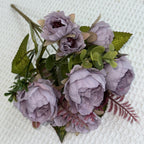 1pcs Artificial Flowers Wedding bouquet peony hand held silk flower arrangement