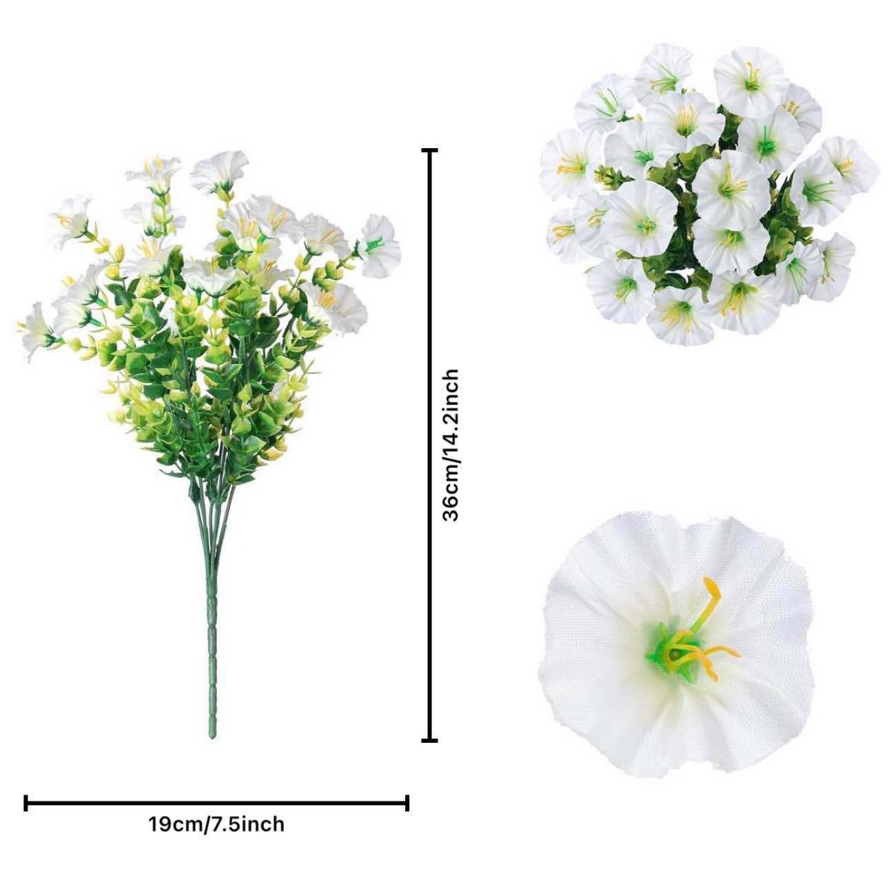 Fake Silk Colorful Morning Glory