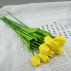 10pcs Artificial Flowers Simulation tulips artificial flowers silk flowers home