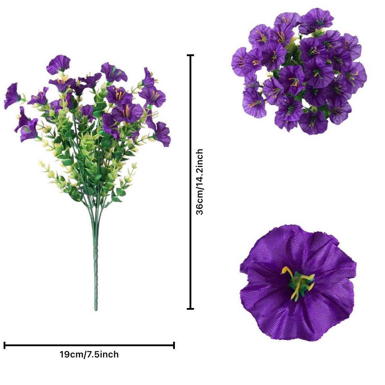 Fake Silk Colorful Morning Glory