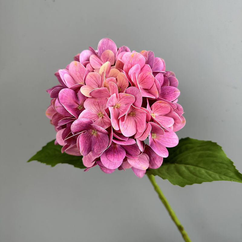 Hydrangea fake flowers home decoration oil painting color moisturizing film