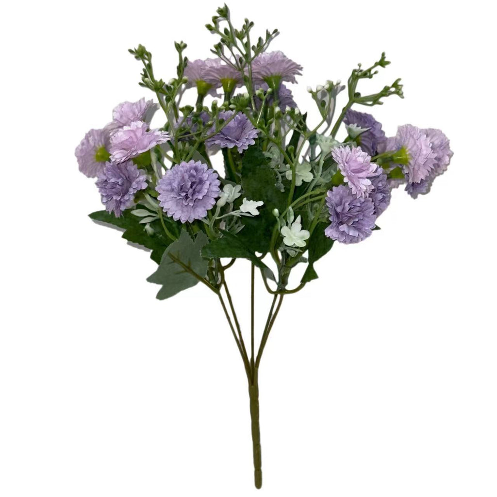 Simulation flowers wedding bouquet flowers lilac hand bouquet small flower arrangement ornaments upscale